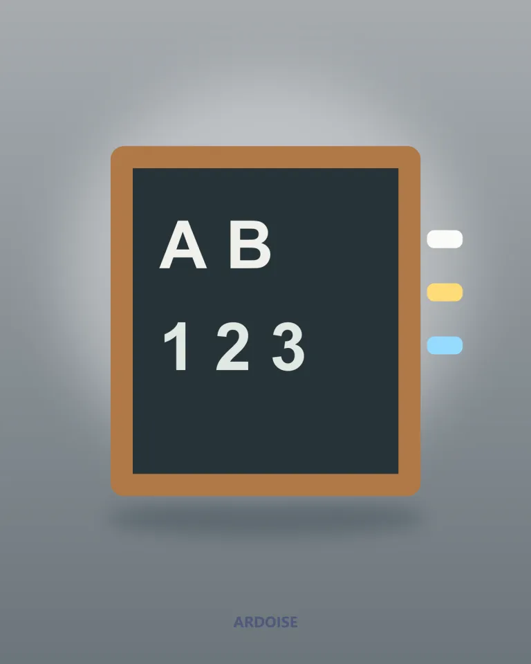 Slate and chalk